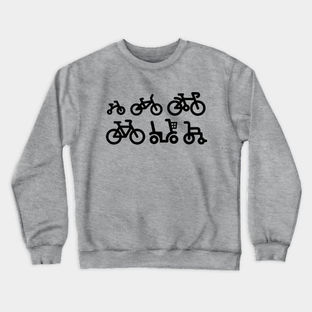 Evolution bicycle racing cycling bicycle racing Crewneck Sweatshirt by LaundryFactory